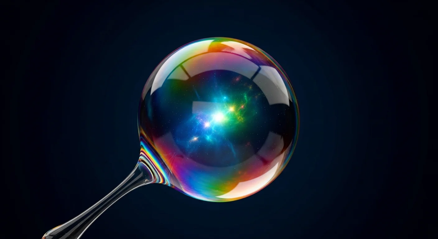 Bolha de gás brilhante evidências tentativas de vida exoplaneta, fundo espacial misterioso, cores vibrantes e complexidade química