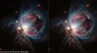 Imagem de nebula via James Webb vs Hubble, destacando diferenças na observação cósmica de james webb vs hubble